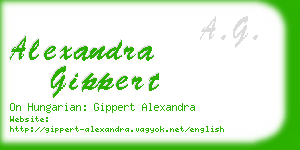 alexandra gippert business card